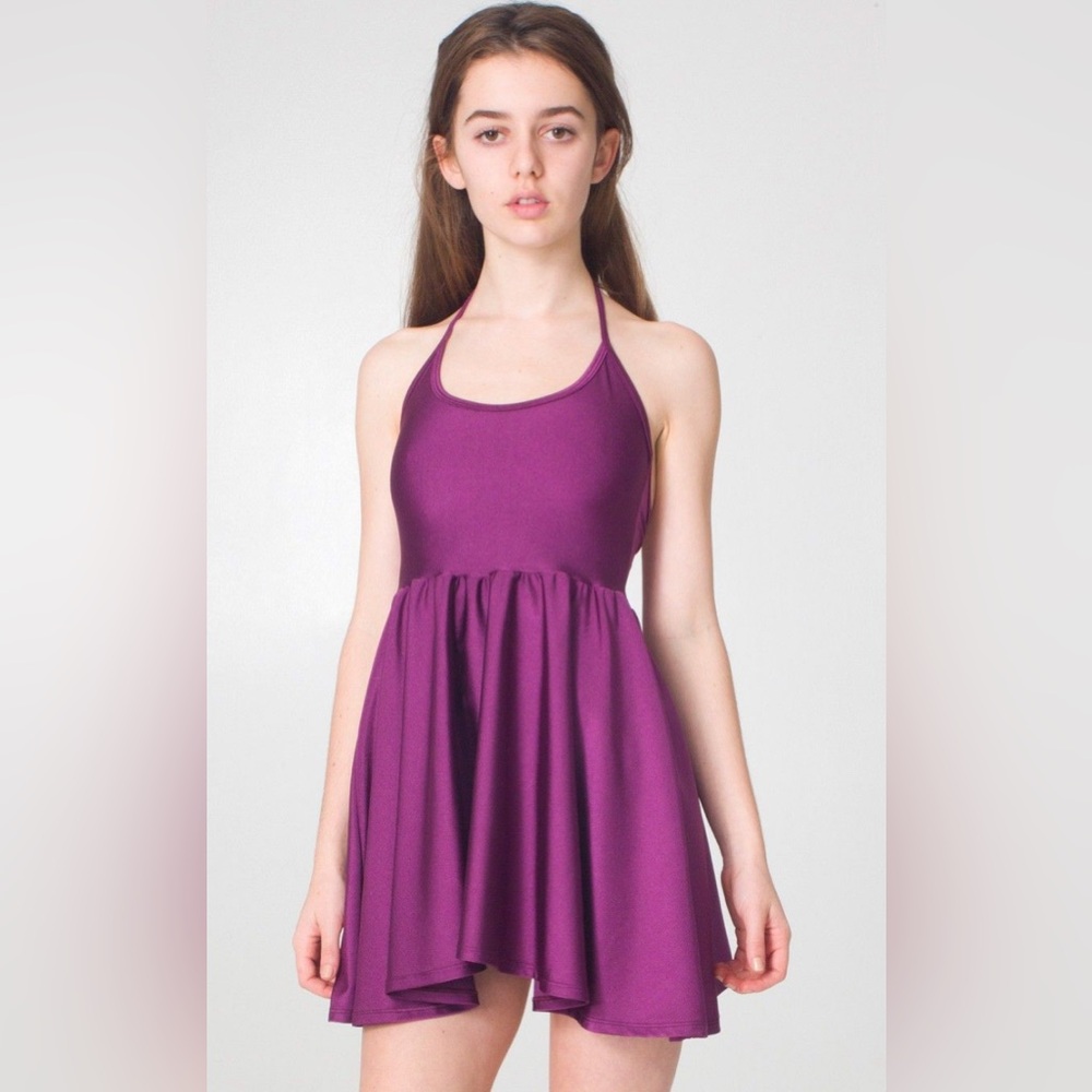 American Apparel The Figure Skater Halter Dress